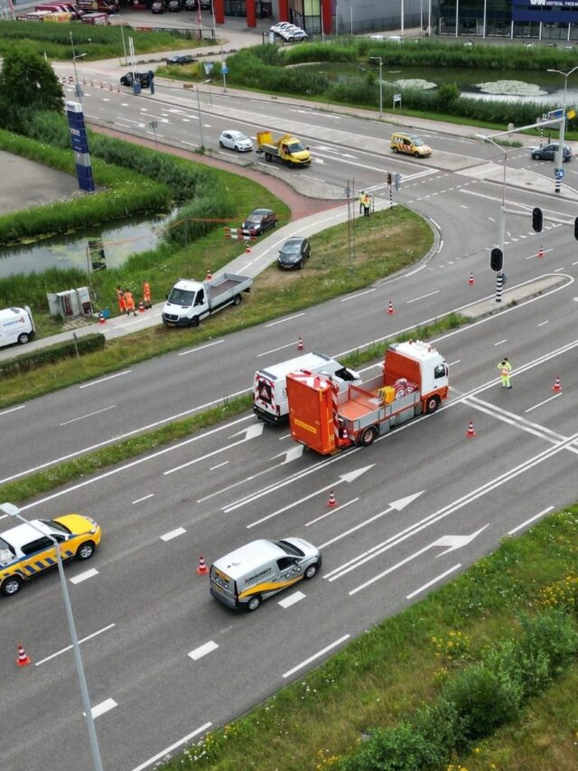Werk aan verkeerslichten