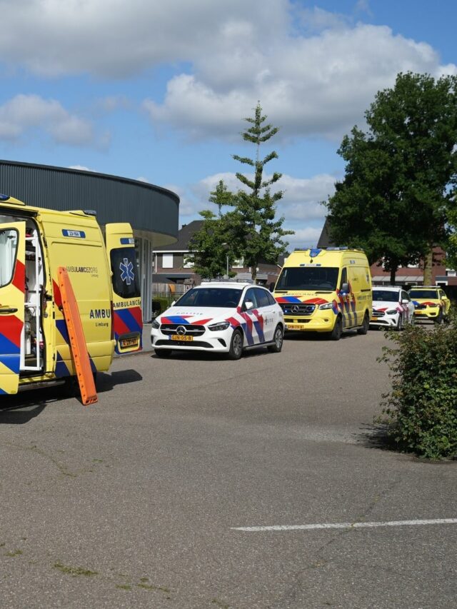 Grote inzet hulpdiensten Nederweert