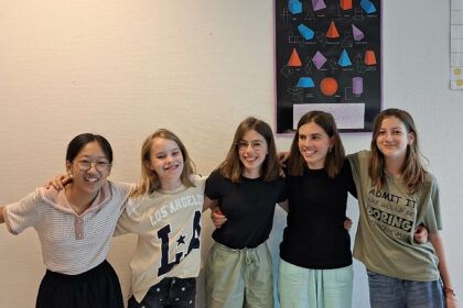 Sharon, Fiet, Sanne, Renske en Isabelle
