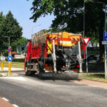 Zout strooien in de zomer - Foto door Gemeente Weert