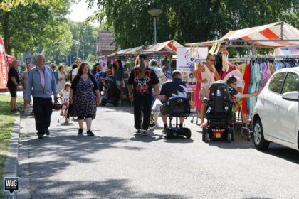 Gezellige zomerse braderie op Boshoven