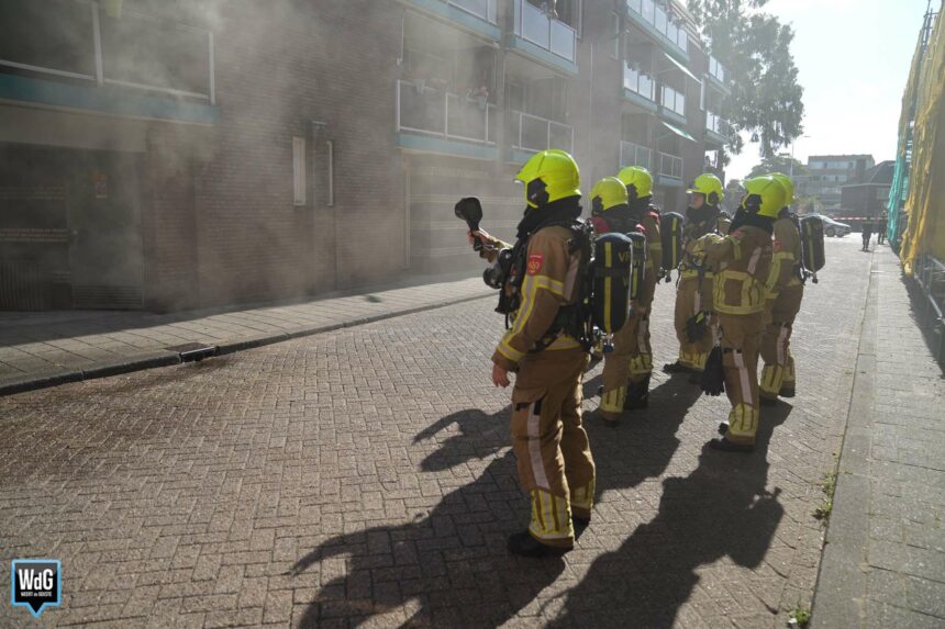 Groot alarm vanwege brand in transformatorhuisje in centrum