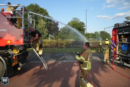 Brandweer dooft natuurbrandje op Leuken