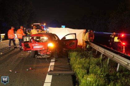Man overlijdt bij zwaar ongeval op A2 bij Maarheeze