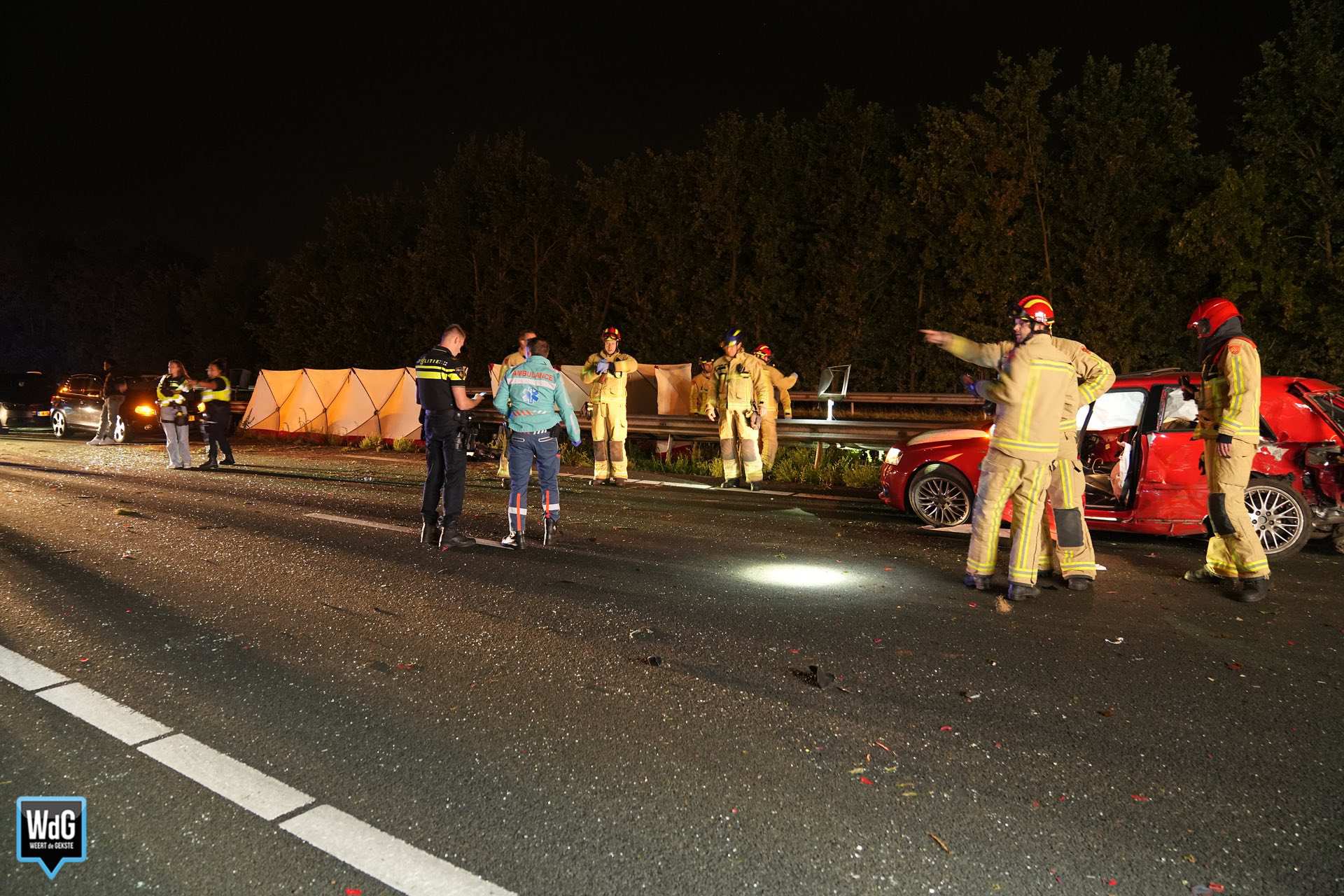Dronken bestuurder betrokken bij dodelijk ongeval A2 Maarheeze