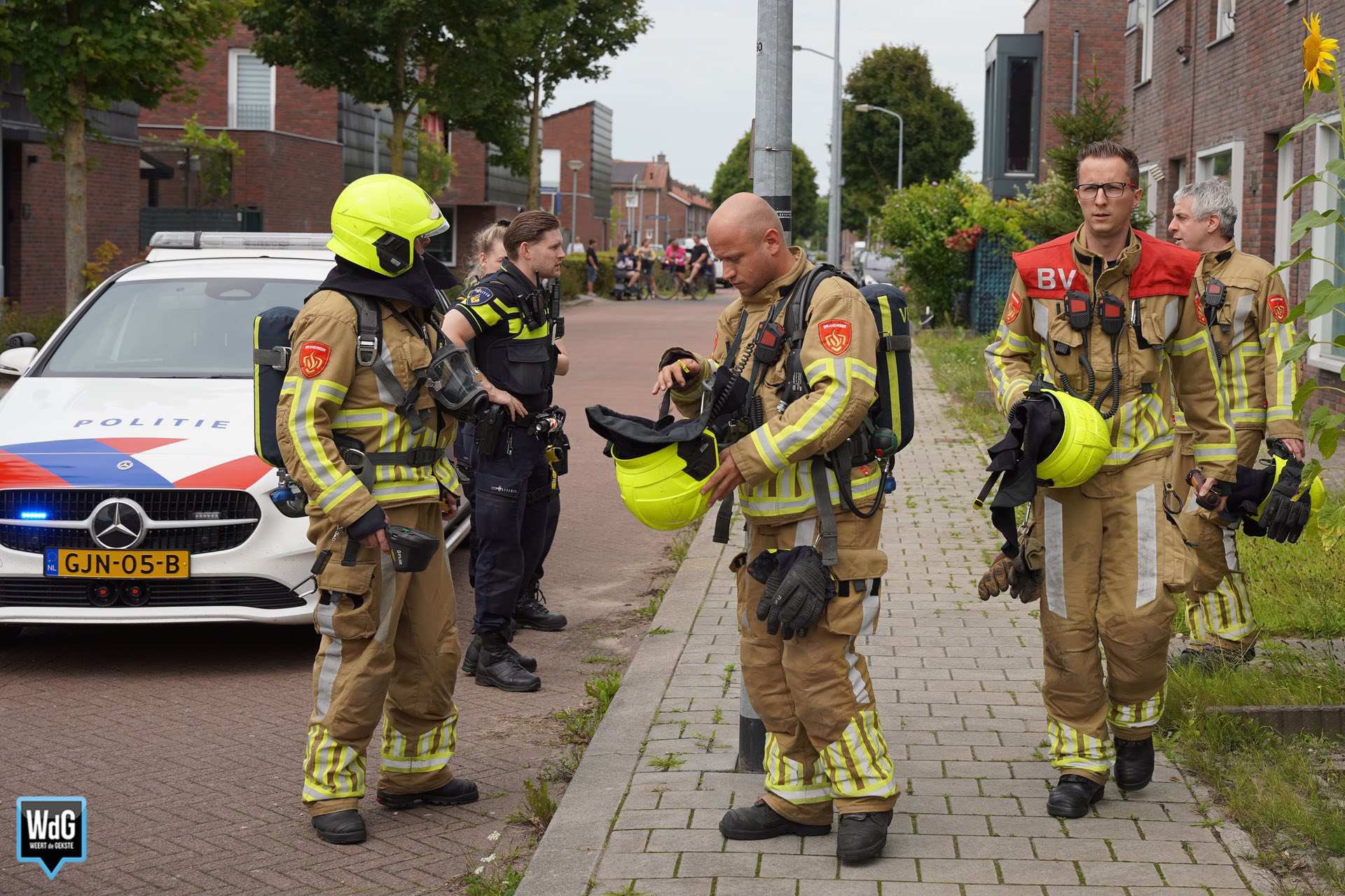 Brandweer onderzoekt mogelijk gaslek in woning