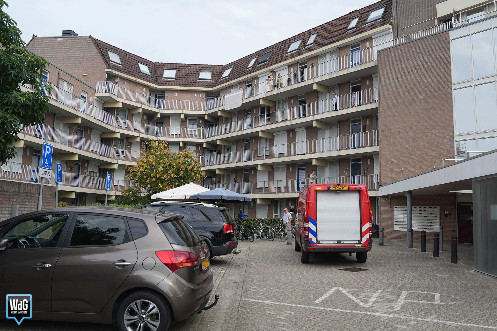 Brandweer onderzoekt gaslucht in Geertenhof