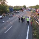 Zwaar ongeval met vrachtwagen en auto's op A2 Maarheeze