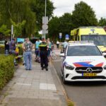 Fietsster ten val op Maaslandlaan
