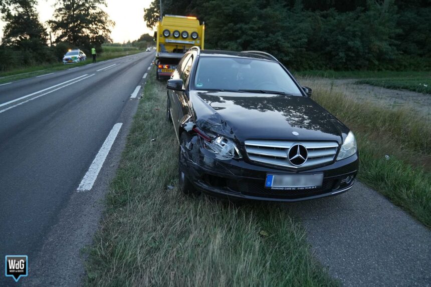 Kop-staartbotsing op N280 in Kelpen-Oler