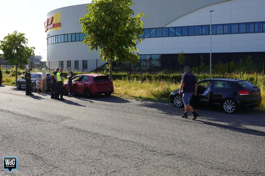 Kop-staart botsing op de Ringbaan-Noord in Weert
