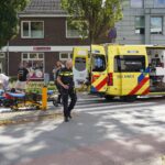 Elektrische rolstoel kantelt bij oversteekplaats Maaspoort