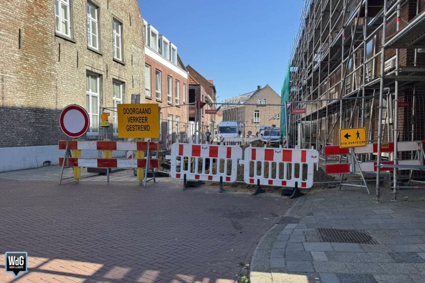 Schoolstraat afgesloten vanwege herstelwerkzaamheden