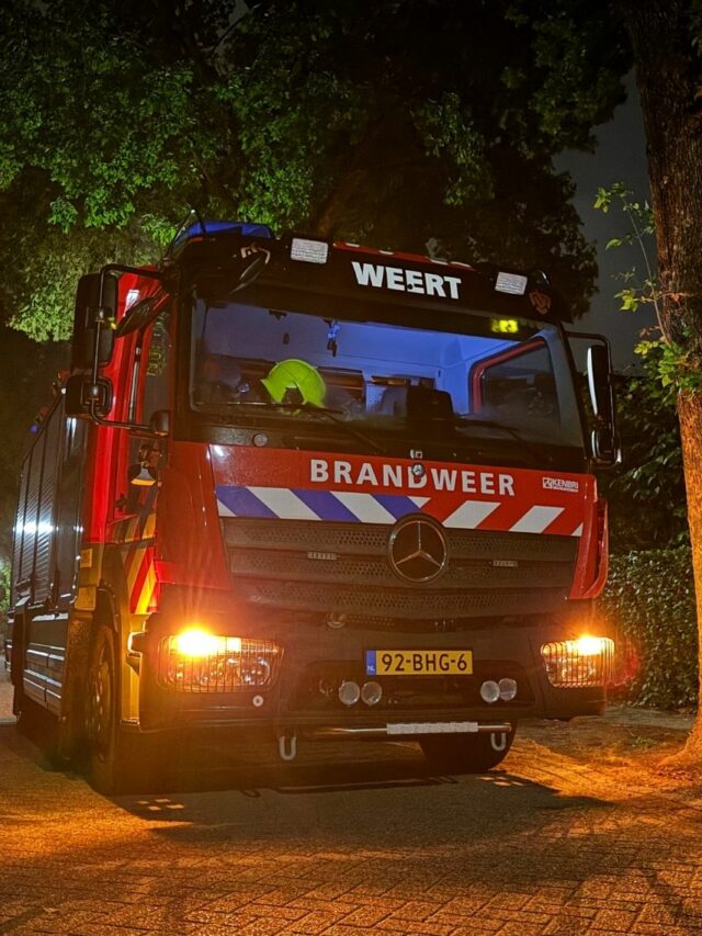 Brandweer bevrijdt kat