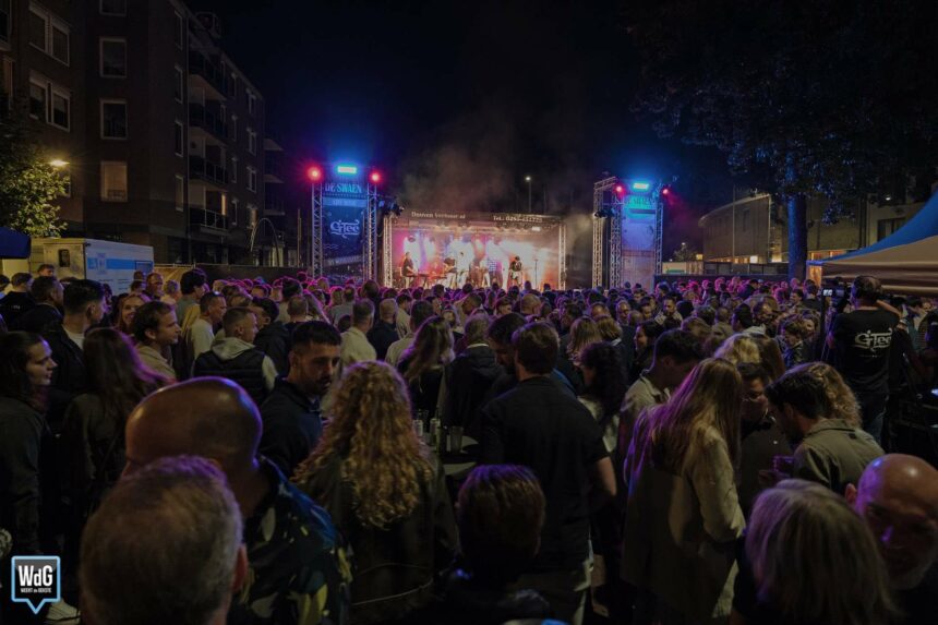 Band Guarantee zet toon bij tijdens Nacht van de Swaen