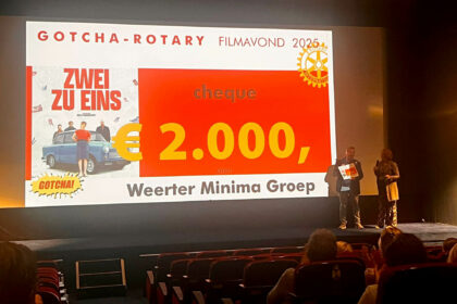 Rotary Filmavond levert 2000 euro op voor Weerter Minima Groep