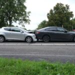 Kop-staartbotsing op Napoleonsweg in Ittervoort