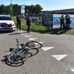 Fietser midden op de Hulsenweg in Nederweert aangetroffen