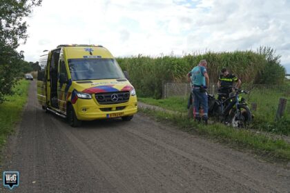 Speed pedelec-rijder lelijk ten val op Grensweg in Stramproy