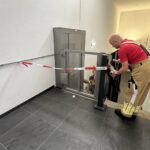 Persoon vast in invalidenlift parkeergarage Stationsplein