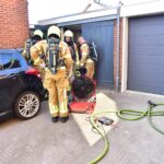 Rook uit garage in Nederweert door smeulende acculader