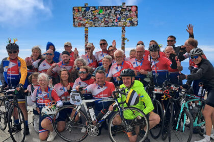 Toons Toppers op Top van de Mont Ventoux