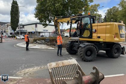 Rotonde Maaspoort beperkt bereikbaar vanwege graafwerk