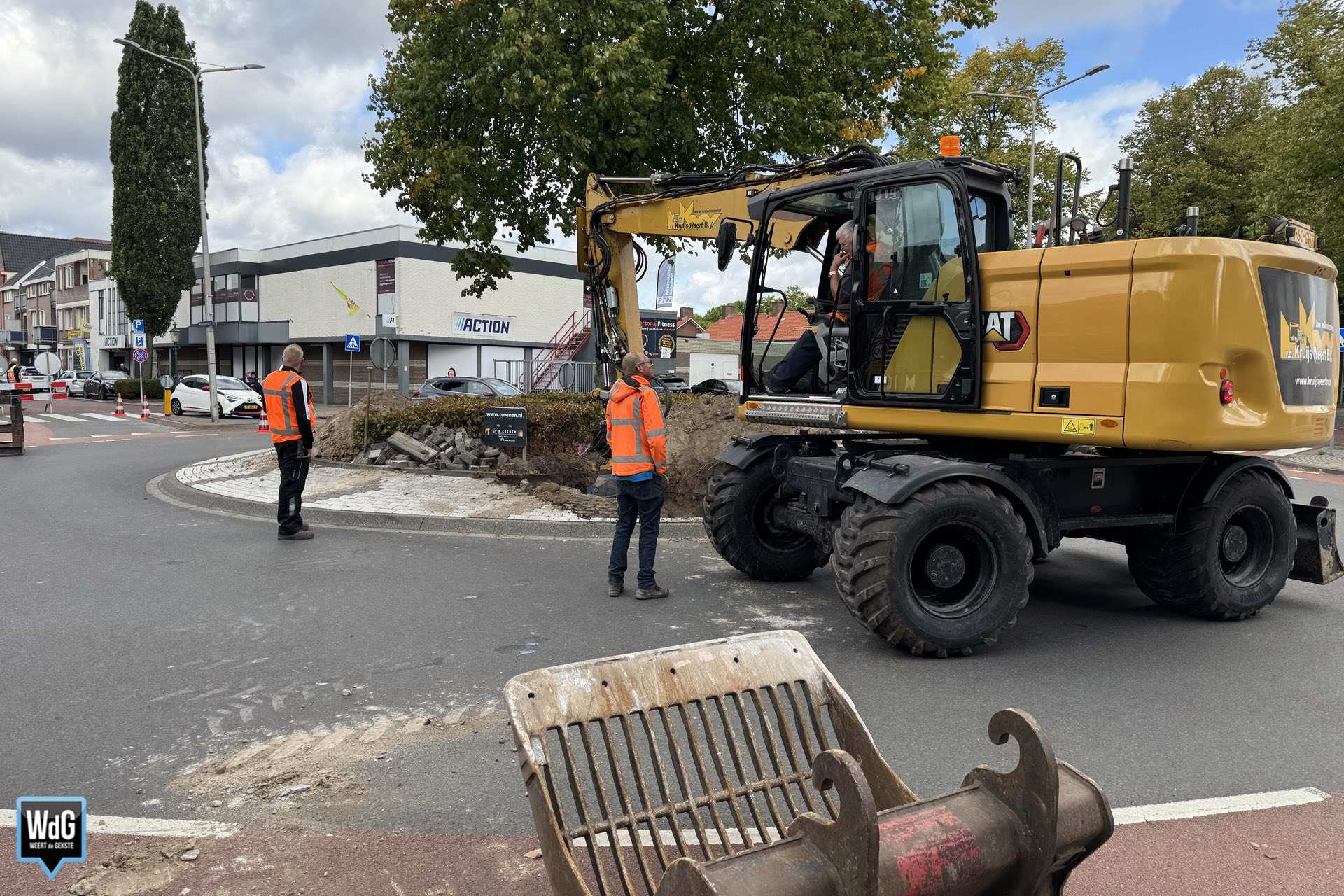Rotonde Maaspoort beperkt bereikbaar vanwege graafwerk