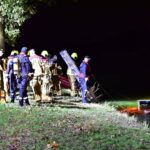 Auto belandt in kanaal Wessem-Nederweert bij Kelpen-Oler