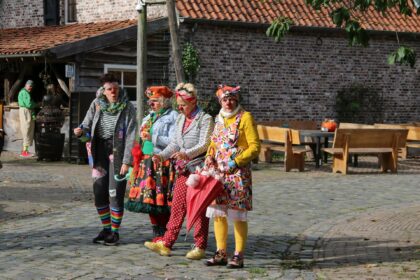 clowns bij Eynderhoof