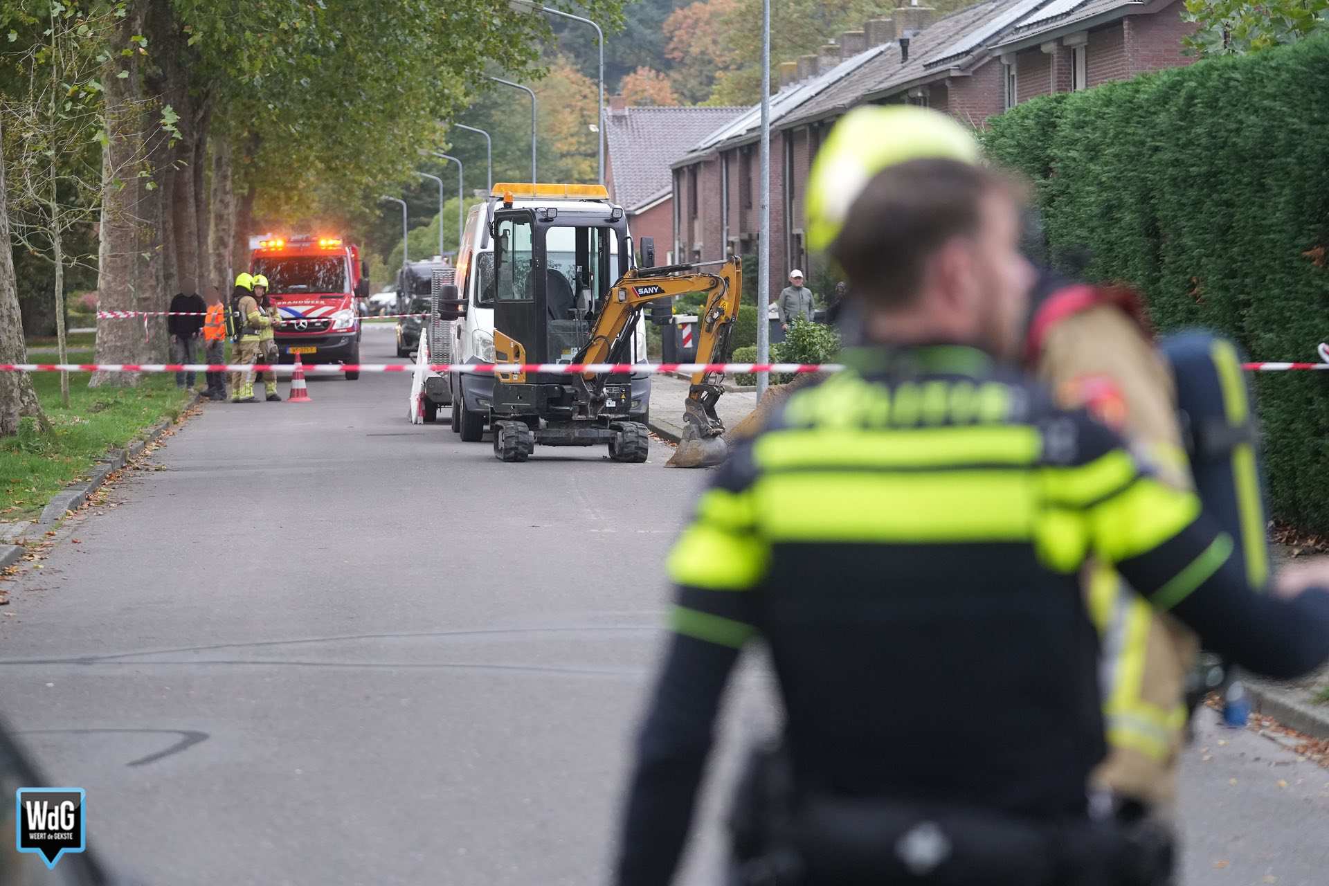 Gaslekkage met flinke uitstroom in Swartbroek