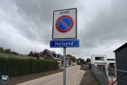 Verkeerd straatnaambord in Altweerterheide