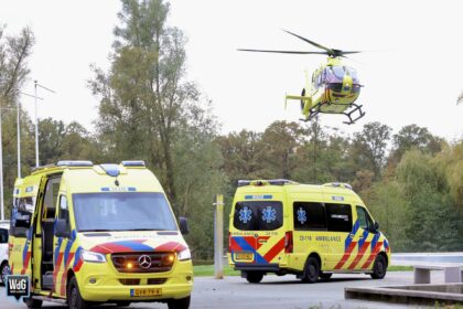 Traumahelikopter naar zwembad vanwege noodsituatie met kind