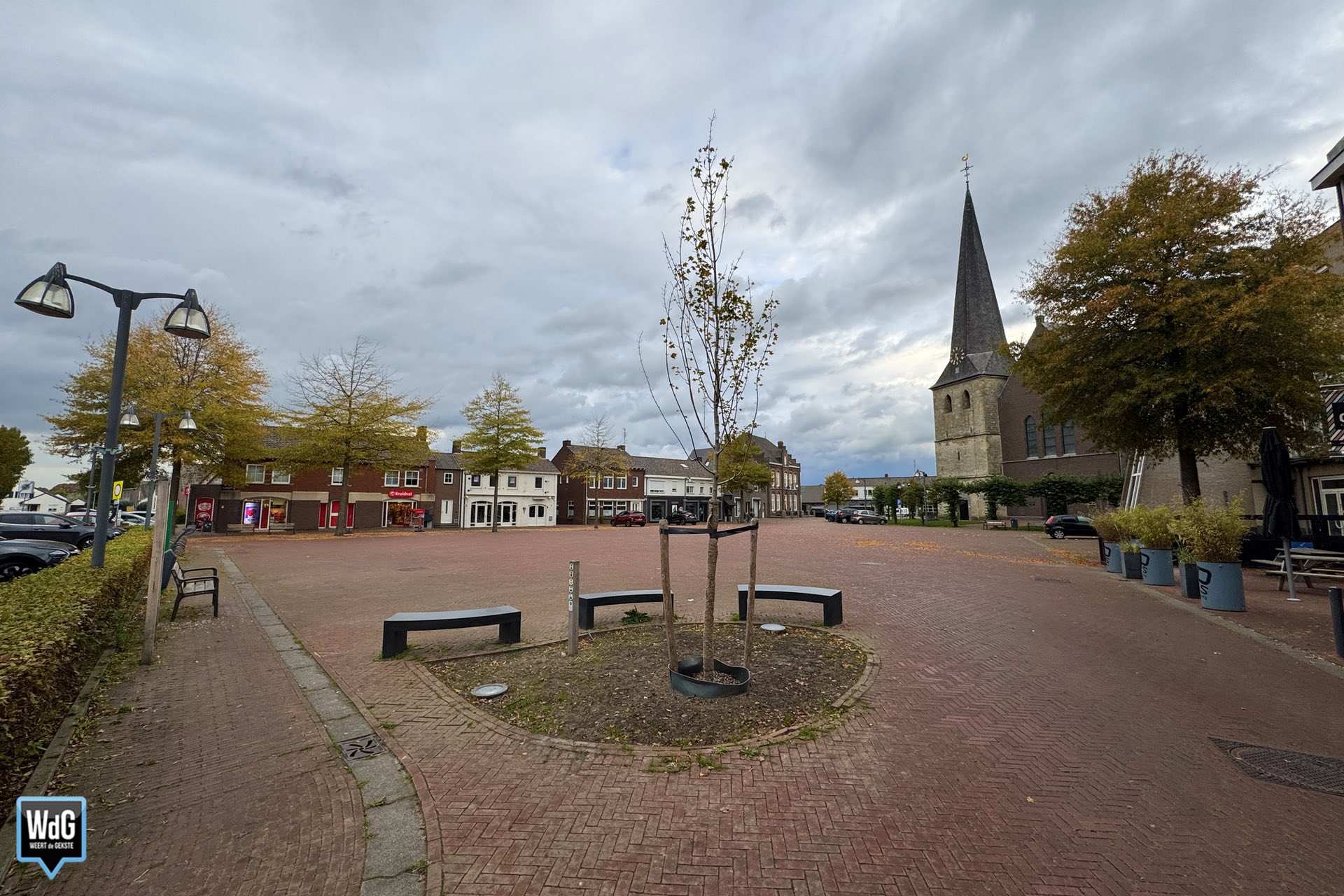 Archieffoto WdG - Kerkplein Stramproy