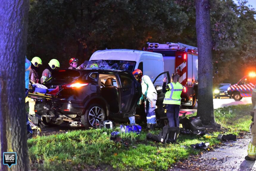 Zwaar ongeval op de Houtsberg in Nederweert-Eind