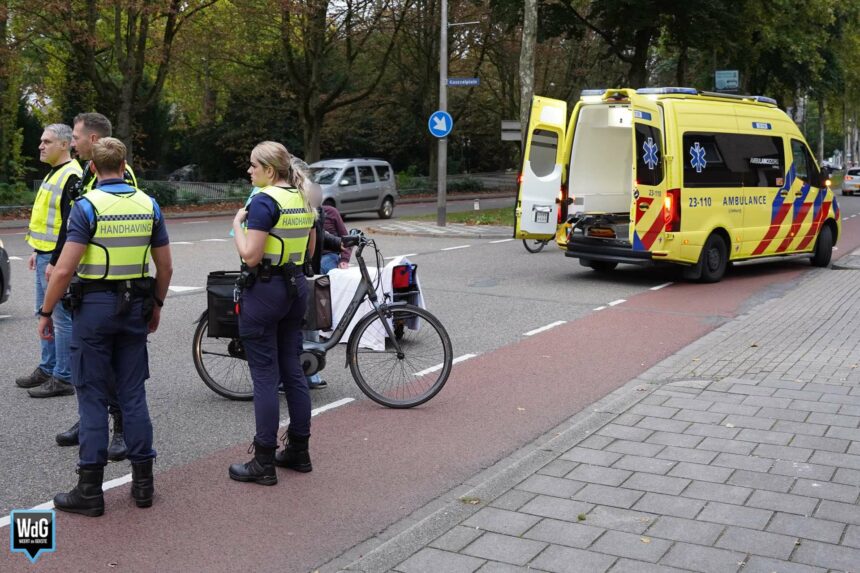 Fietsers botsen op Kasteelsingel