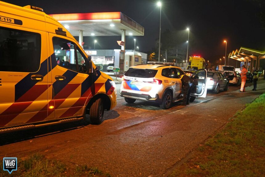 Kop-staartbotsing op snelweg A2 bij Maarheeze