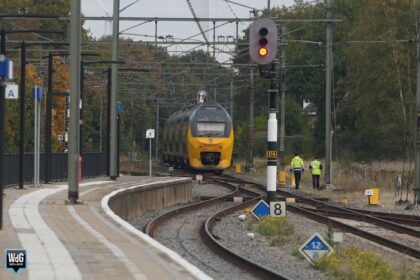 Treinverkeer tijdelijk gestremd vanwege persoon op spoor