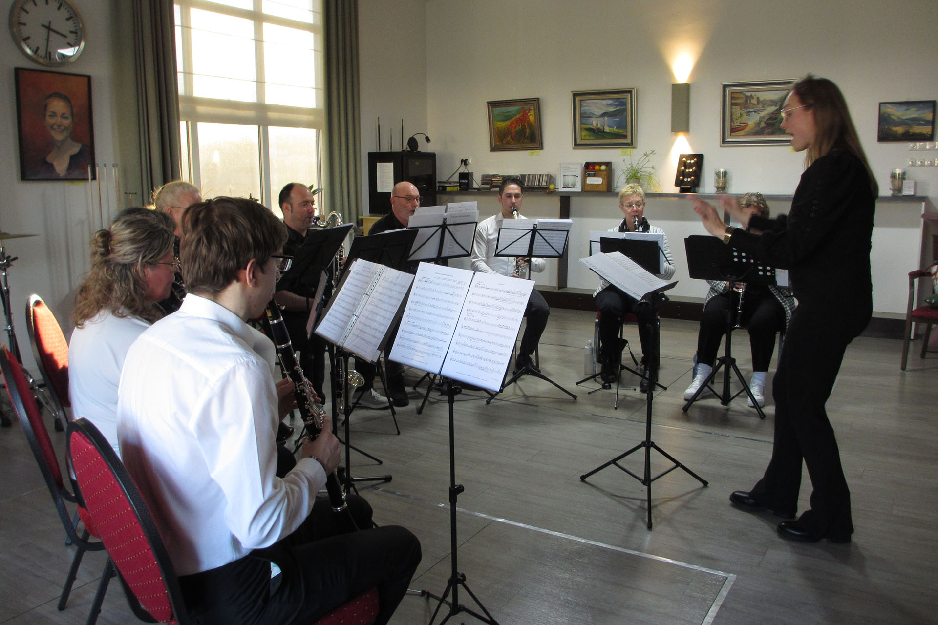 RICK’s Clarinet Choir treedt op in De Mariënburght Budel
