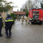 Rookontwikkeling in ovenruimte van crematorium in Baexem
