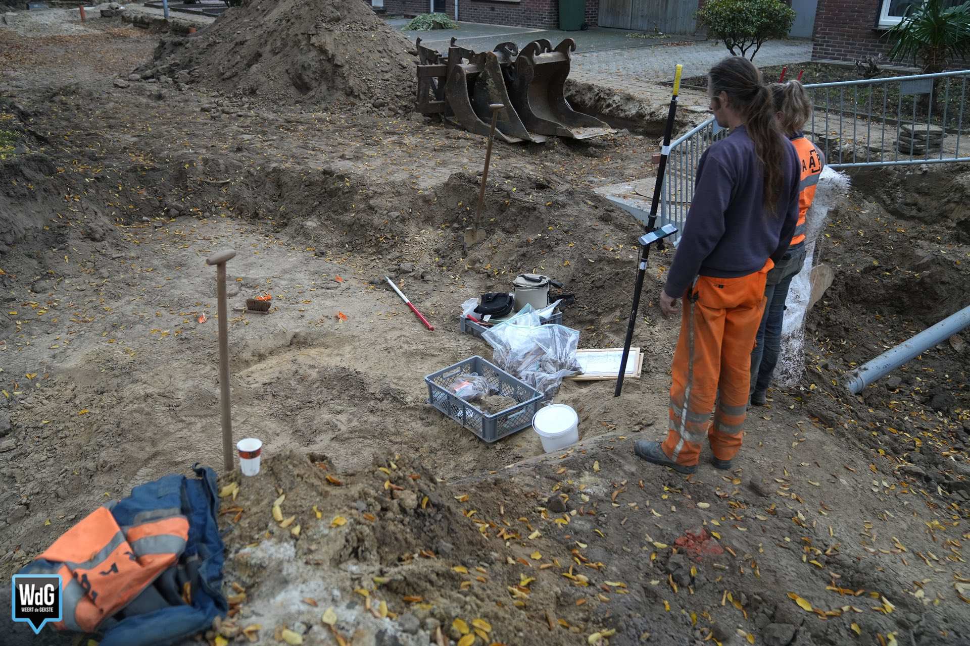 Acht skeletten gevonden aan de Franciscanenstraat