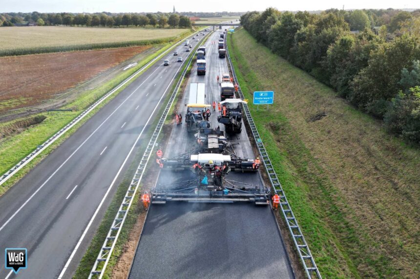 Archieffoto WdG - Werkzaamheden snelweg A2