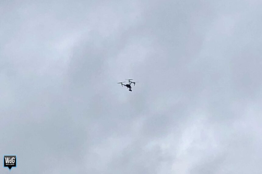 Archieffoto WdG - Willekeurige drone in de lucht