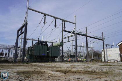 Archieffoto WdG - Hoogspanningsstation