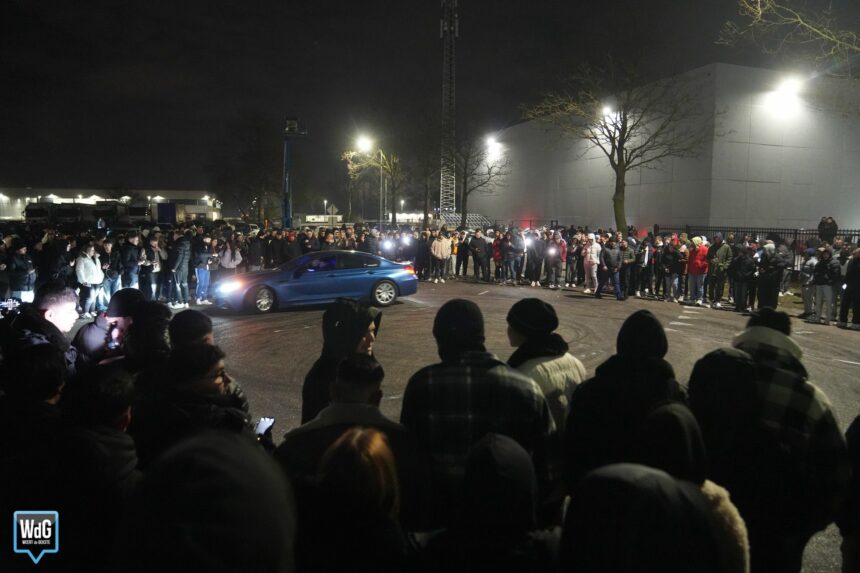 Archieffoto WdG - Illegale carmeeting in Weert