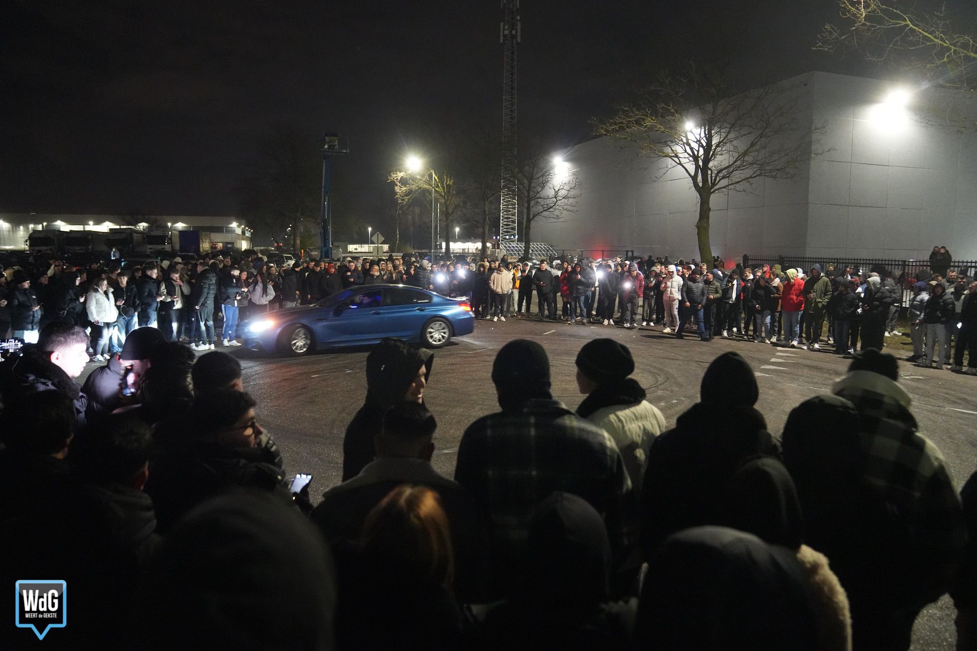 Archieffoto WdG - Illegale carmeeting in Weert