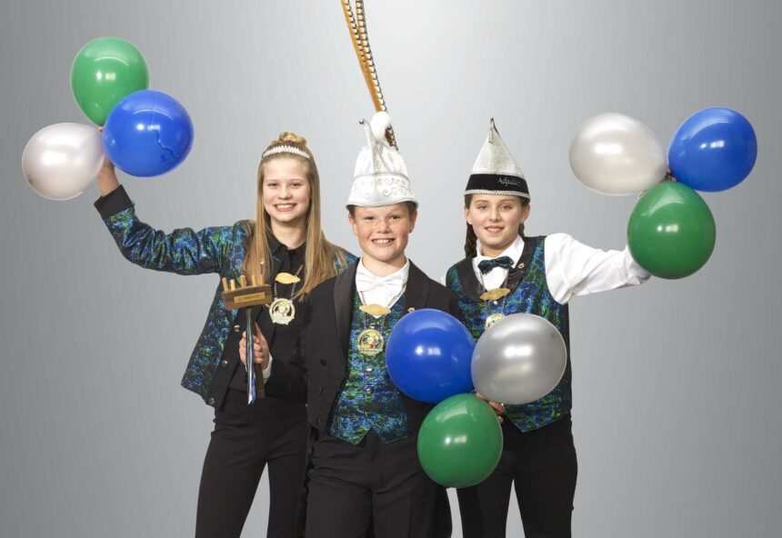 Jeugdprinsenpaar Teun en Tess gaat in 2026 voorop in Nederweert