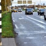 Randweg Zuid (N275) in Nederweert bezaaid met glasscherven