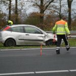 Botsing in staart van file op A2 bij Weert