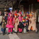 Vastelaovendj-veerders op weg naar Remunj